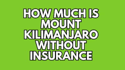 How Much is Mount Kilimanjaro Without Insurance