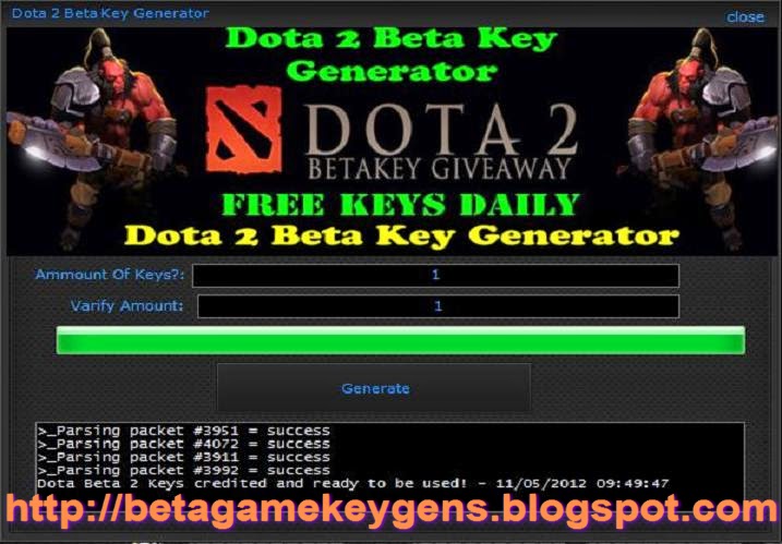 Dota 2 Beta Key Generator