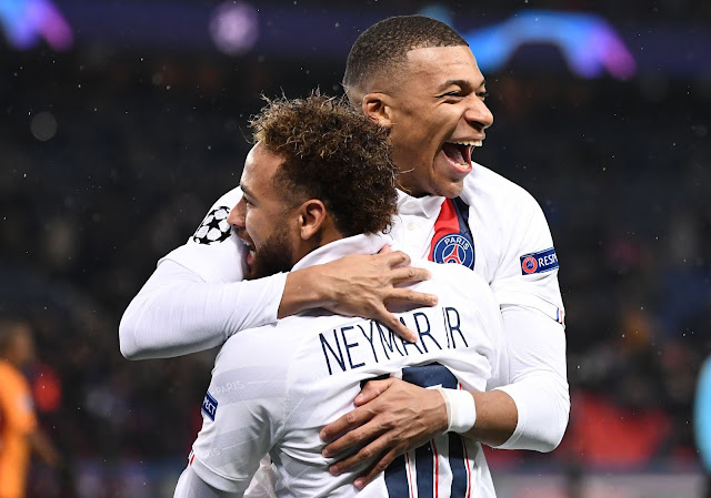 PSG duo Neymar and Mbappe