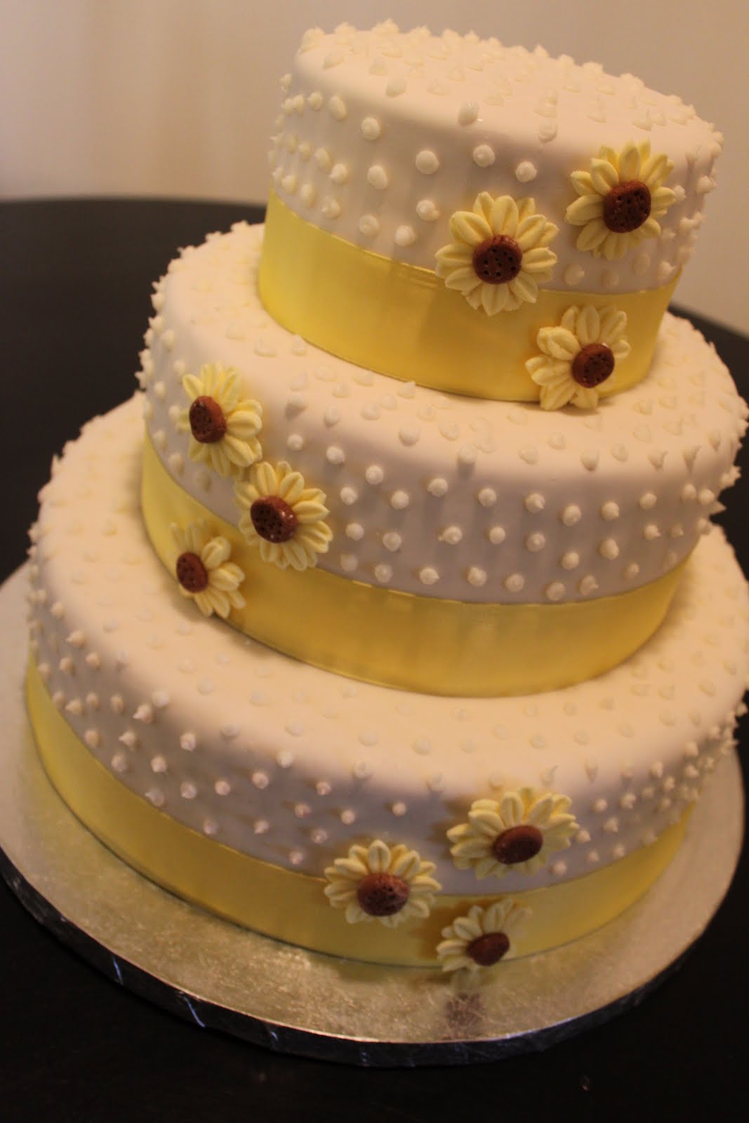 Sunflower Wedding Cake