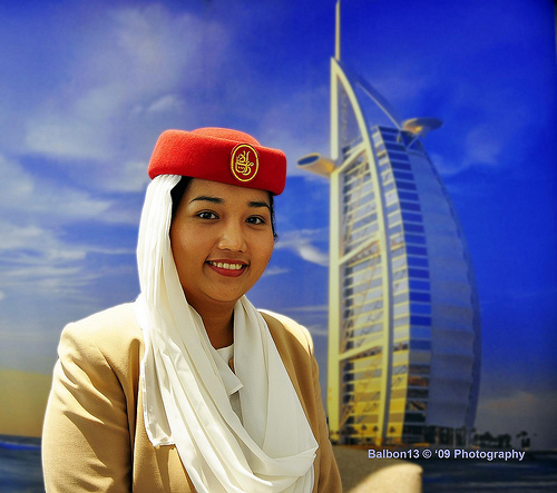 emirates airlines stewardess