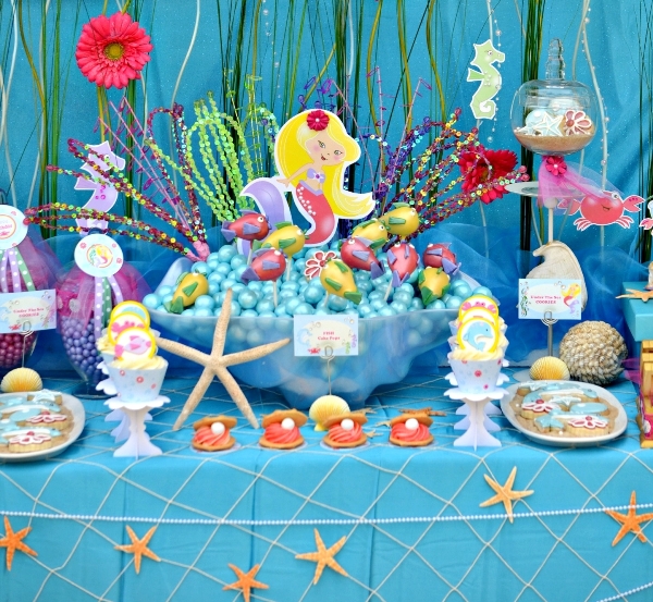 Under The Sea Mermaid Birthday Party - Party Ideas
