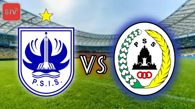 Ilustrasi logo banner PSIS Semarang VS PSS Sleman