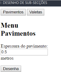 Menu Pavimentos