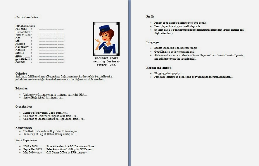 Contoh Cv Curriculum Vitae Yang Baik Dan Menarik Kerjayuk Contoh Cv Curriculum Vitae Yang Baik Dan Menarik Kerjayuk