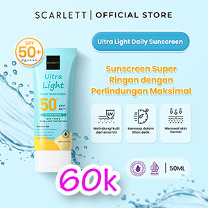 Scarlett Whitening Ultra Light Daily Sunscreen