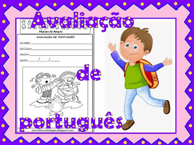 Avaliação de português festa junina