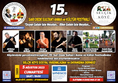 Selçik'te 15. Sarı Dede Sultan'ı Anma ve Kültür Festivali Yapılacak / Selçik Haber