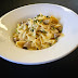 Farfalle con porro e fungo prataiolo - Farfalle mit Lauch und Champignons