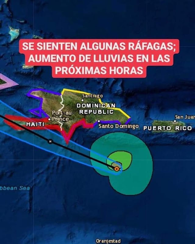 Tormenta Elsa entra por el sur de RD 