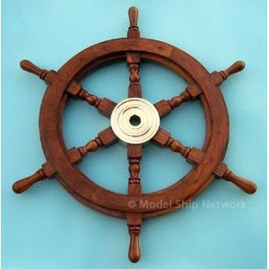 The Hampton Wooden Ship Wheel 15