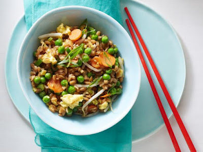 Healthy Farro Fried "Rice"