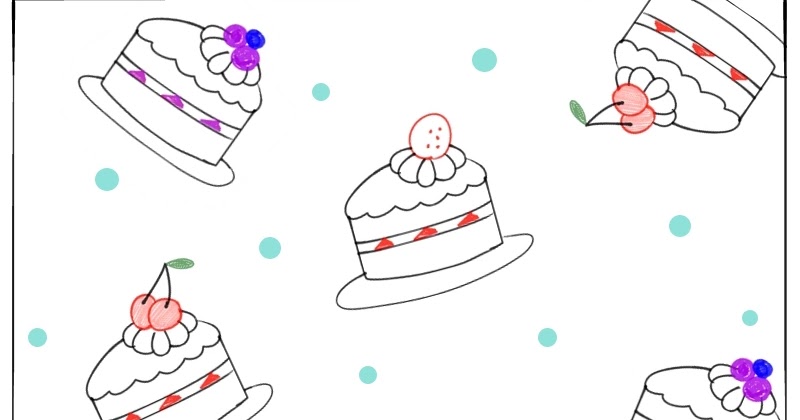 簡単なショートケーキのイラストの描き方 遠北ほのかのイラストサイト 簡単なショートケーキのイラストの描き方 遠北ほのかのイラストサイト