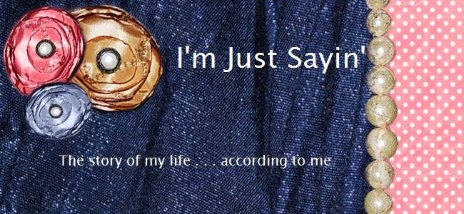 Katie's Blog: I'm Just Sayin . . .