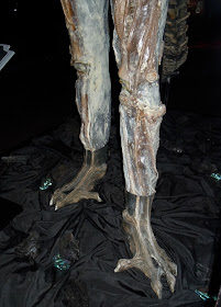 Alien costume legs and feet