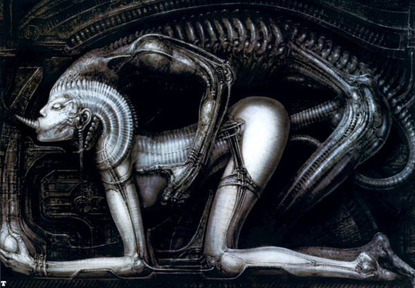 H. R. Giger tattoo 