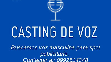 CASTING en PARAGUAY: Se busca VOZ masculina para SPOT PUBLICITARIO 2023