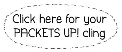 Packets up cling button