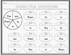 Sight Word Freebie-First Grade and Fabulous