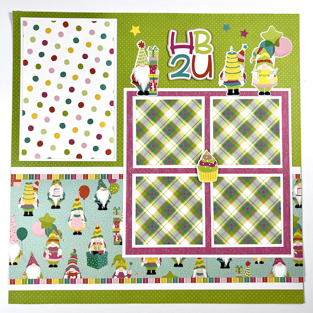 New The paper Studio 12 X 12 Ready Made Scrapbook Album (20 pages +  Stickers)