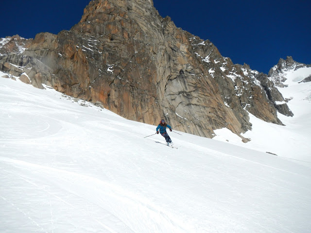 ski de randonnée au col du Tour Noir Manu RUIZ