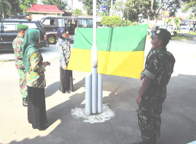 KORAMIL 12 BENDOSARI MELATIH PBB DI KANTOR KEC.BENDOSARI