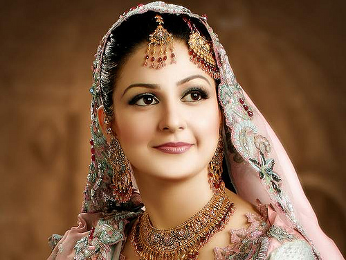 Beautiful Women With Pakistani Wedding Dresses pakistani wedding cards text