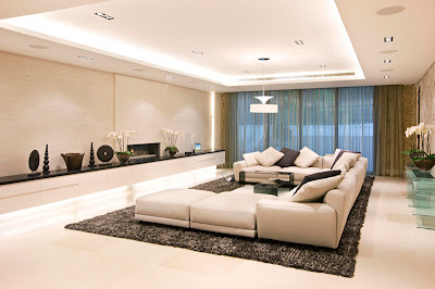 luxurious and modern living room