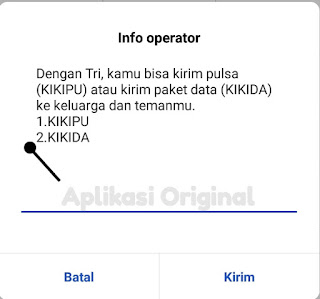 Transfer Kuota Internet Kesesama Pengguna Tri Terbaru 2019