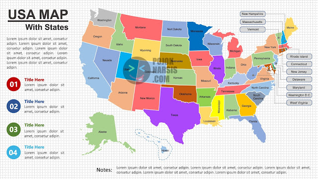 US Map With States