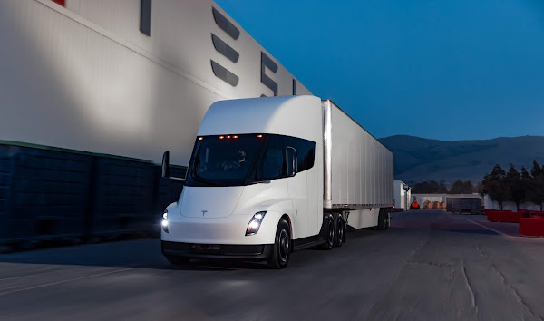 Tesla Semi - caminhão elétrico - preços, autonomia e detalhes