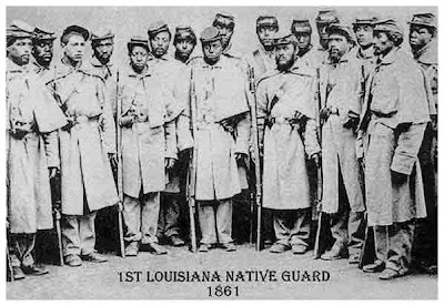 1st Louisiana Native Guard, 1861