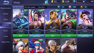 cara dapat skin gratis mobile legend