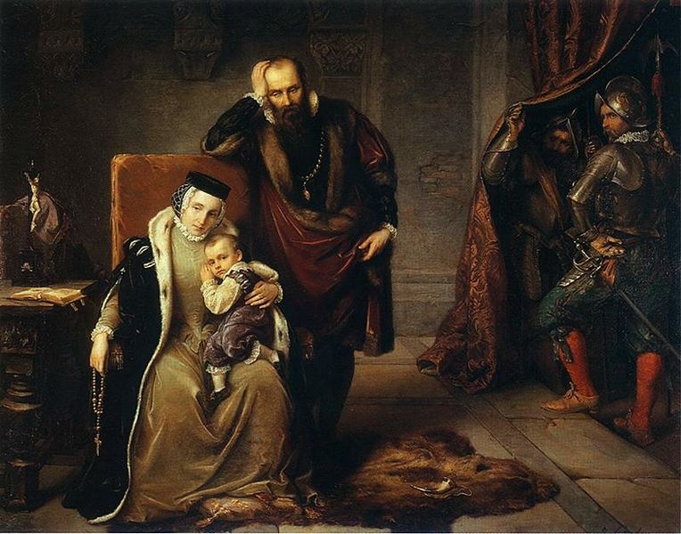 John III Vasa, Queen Catherine Jagiellon and young Sigismund