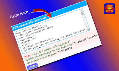 404 Error Html Code Box