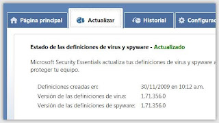 Obligar a Microsoft Security Essentials a actualizarse diariamente