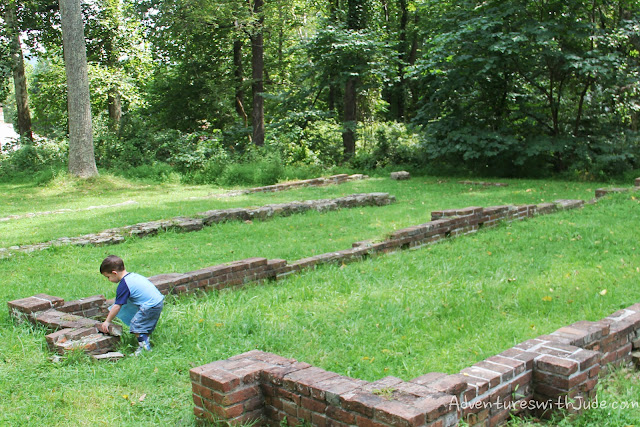 brick foundation ruins