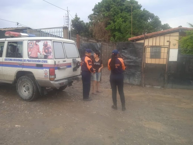 PROTECCIÓN CIVIL ATIENDEN LAS EMERGENCIAS GENERADAS POR LAS FUERTES LLUVIAS EN BARQUISIMETO