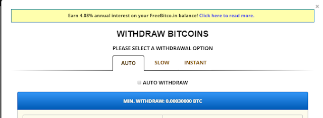Freebitco.in withdrawl limit