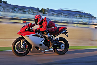 MV Agusta F4 2010 bike rider