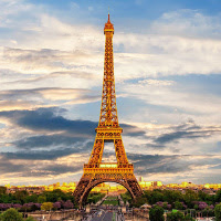 Une photo de La Tour Eiffel