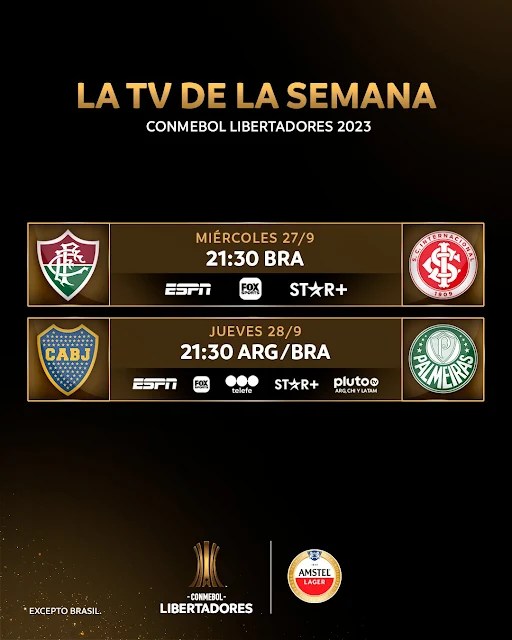 Transmisión de las Semifinales de Ida de la Conmebol Libertadores 2023
