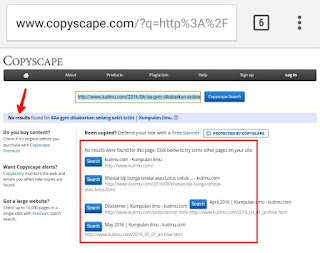 Cara Ngecek Artikel Kita di Copas atau Engga Oleh Orang lain 