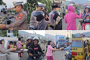 Operasi Keselamatan Pallawa 2024: Sinergi Satlantas Polres Tana Toraja dan Bhayangkari Berbagi Kebaikan Ramadan