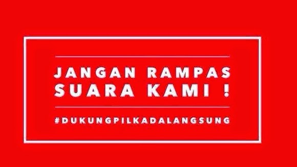 Dalang Di Balik RUU Pilkada Secara Tidak Langsung