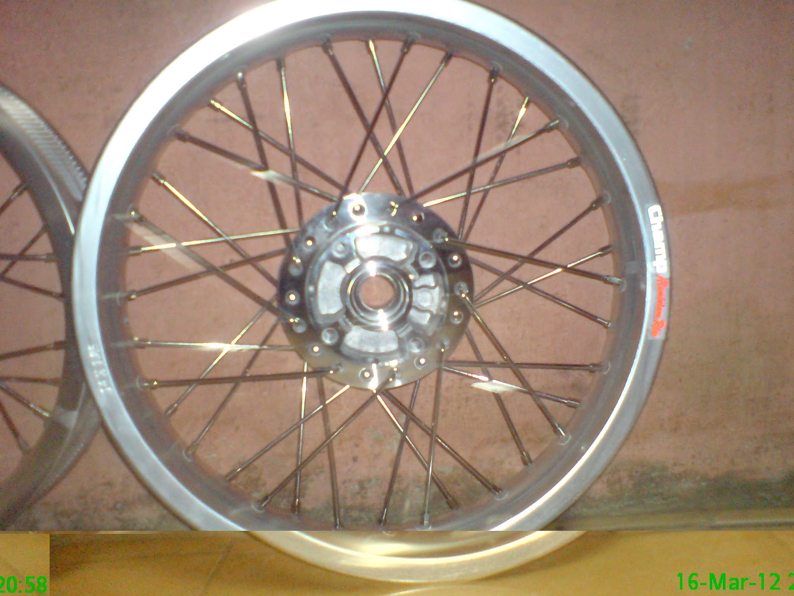  Velg Champ Silver Ring 14 buat Vario Beat Scoopy Velg 