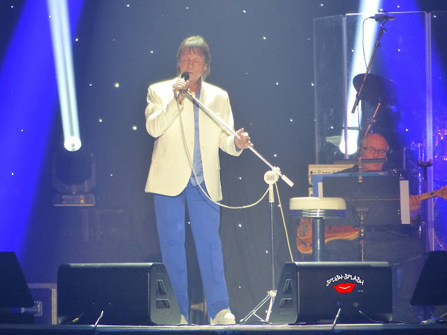 Roberto Carlos durante show.