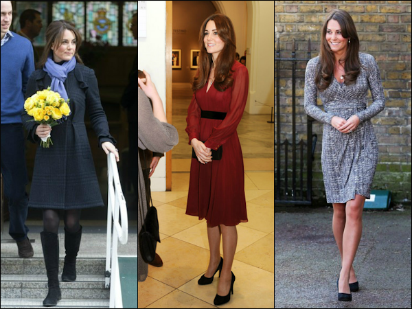 Duchess of Cambrigde's 1st and 2nd Pregnancy LookBook