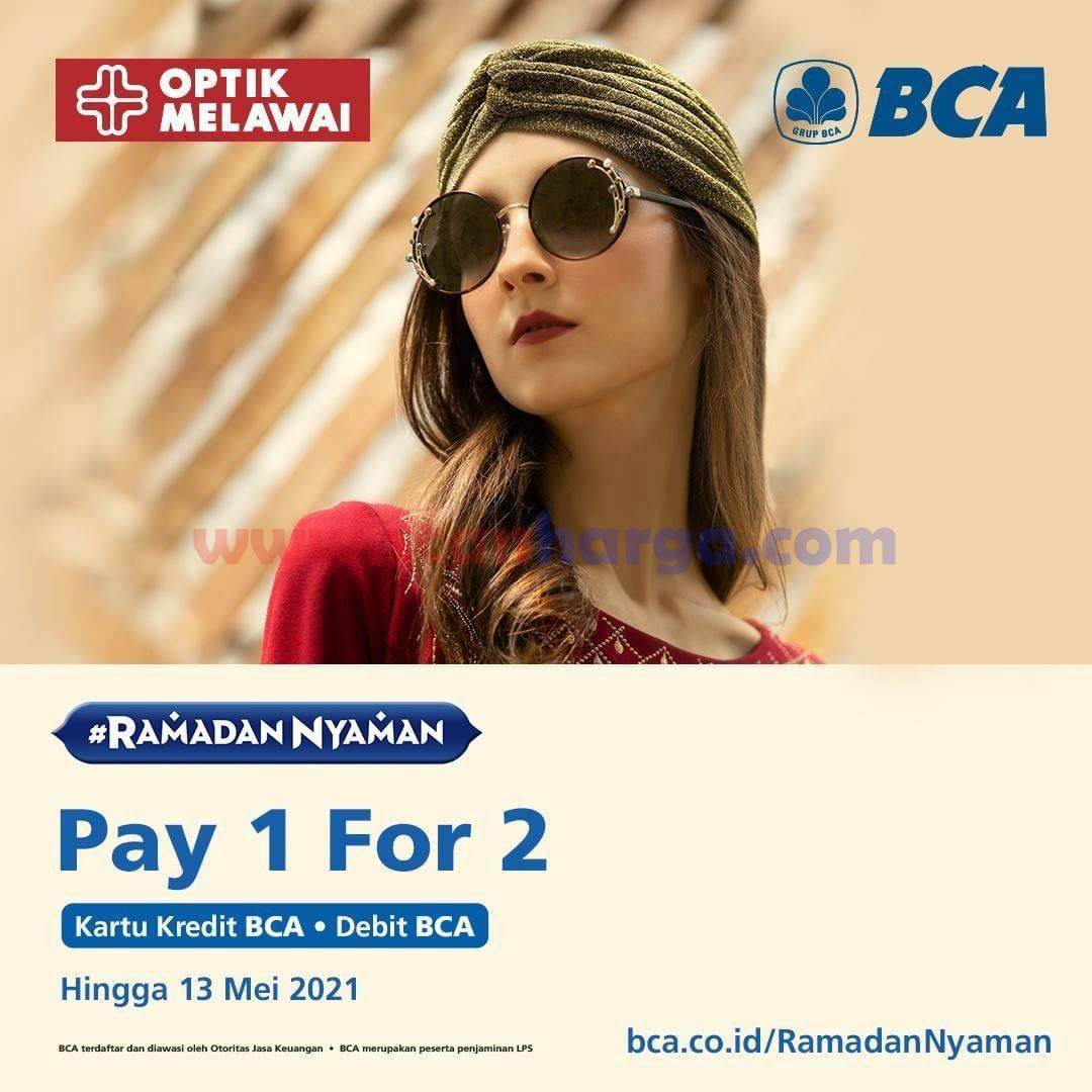 Promo OPTIK MELAWAI Beli 1 Gratis 1 dengan Kartu Kredit /Debit BCA