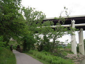 Interstate 271 from towpath trail